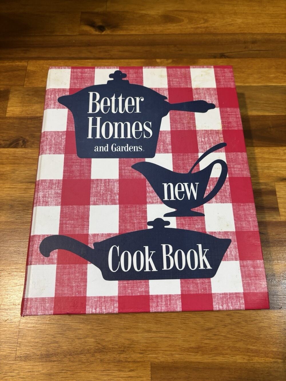 Vintage 1953 Better Homes and Gardens New Cook Book 1st Edition 8th Print Plaid